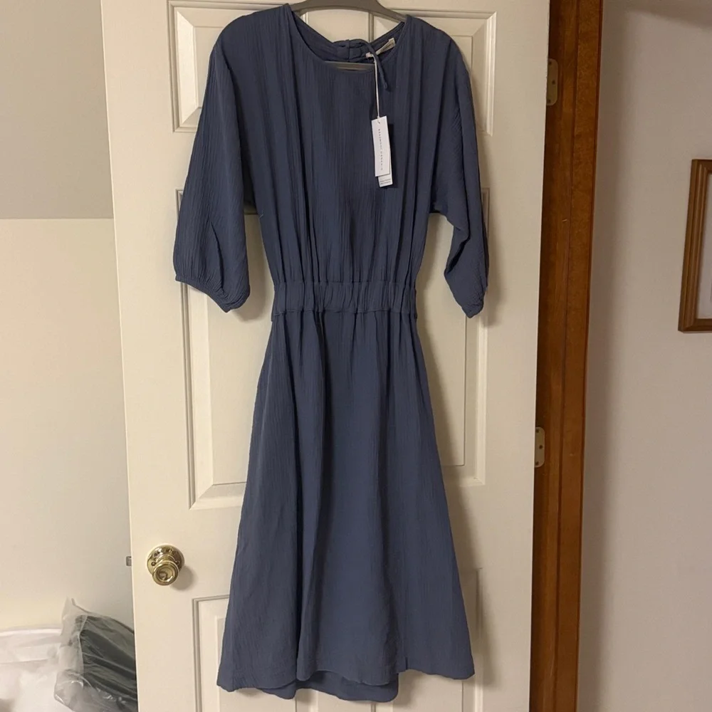 Beaumont Organic Ezili Organic Cotton Dress Pewter Small - Picture 4 of 7
